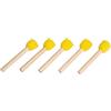 Rayher Pennello a Spugna 2 cm, Busta Blister 5 Pezzi, 37082000