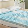 SINWEEK Coprimaterasso in memory foam, 5 cm, morbido, per alleviare la pressione, design a 5 zone, certificato CertiPUR-US