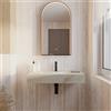 Parama Lavabo sospeso in hpl 80cm calacatta bianco | Ledro