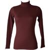 RAGNO Dolcevita Ciclista Donna Maglia Manica Lunga Caldo e soffice Cotone bio Articolo D274AK BIO Cotton Dolcevita