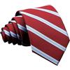 FJOADNVM Cravatta Da Uomo Cravatte a righe classiche da uomo, cravatte matrimonio, strette in jacquard, festa, camicie formali