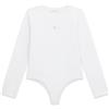 GUESS Maglietta a Maniche Lunghe per Bambine e Ragazze Bianco