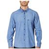 SEA BARRIER Camica Uomo Conformata Manica Lunga Jangol, Denim, 6XL