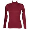 RAGNO Dolcevita Ciclista Donna Maglia Manica Lunga Caldo e soffice Cotone bio Articolo D274AK BIO Cotton Dolcevita
