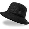 GADIEMKENSD Cappello Bucket da Inverno in Sherpa Fleece, Caldo, Elegante e alla Moda, con Filo Memory, Portatile, Unisex