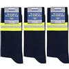 PACOTEX - Calzettoni per eroi, colore: blu navy, giallo, argento, giallo, made in Germany, coppia per eroi della vita quotidiana dei vigili del fuoco
