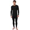 DANISH ENDURANCE Completo Termico Lana Merino, Intimo Inverno Uomo | Set termico in lana merino, traspirante e termoregolante con cuciture piatte, per sci, trekking e casa