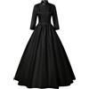 TOSHIKII Abito da Donna Vittoriano in Vendita Abito Lungo Gotico Medievale Vintage Abito Elegante in Maschera da Regina per Il Ballo di fine Anno