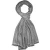 Lorenzo Cana Sciarpa da uomo in 100% cashmere, soffice e leggera, motivo a spina di pesce, in fibre naturali, 7871911
