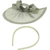 VICASKY Fermaglio Cappello Vintage da Donna Ha9132 in Rete Verde Chiaro | Elegante per Feste del Tè e Eventi Formali, Leggero Protezione Acconciatura, Stile Retrò Raffinato
