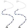GALPADA Spalline del Reggiseno Strass Forma di Rosa Spalline Invisibili per Reggiseni Accessori da Donna per Biancheria Intima Materiali