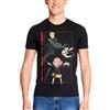 Elbenwald Spy x Family - Maglietta Anya Flash & In to Action, motivo bianco e nero, unisex, 100% cotone, Nero , XXL