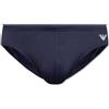 Emporio Armani Slip Mare Costume Piscina Elastico in Vita con Coulisse Logo Ricamato Beachwear Articolo 211722 4R401, 06935 Blu Navy - Navy Blue, EUR 46 / CN 175/82A