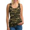 Cmagnifico Canottiera, gilet da donna mimetico militare, senza maniche, per allenamento sportivo