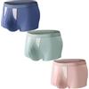 ZC8bdbd Boxer da uomo in seta di ghiaccio biancheria intima sottile senza cuciture U rigonfiamento mutande maschili traspiranti