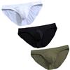 ZC8bdbd Slip da bagno da uomo, trasparente, a vita bassa, traspirante, morbido, mini costume da bagno per piscine interne e bagni di casa