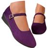 Generic Scarpe da donna, ballerine Mary Jane, comode, con punta chiusa, piatte, con cinturino, ortopediche, per l'estate, per il tempo libero