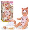 BABY born Lena 36 cm bambola con tutina gatto e 7 funzioni | Tutina con motivo gatto, accessori inclusi, funziona senza batterie, da 1 anno
