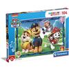 Clementoni - 27177 - Supercolor Puzzle - Paw Patrol - 104 Pezzi - Puzzle Bambini 6 Anni, Puzzle Cartoni Animati - Made In Italy