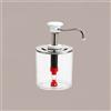 LUCGEL SRL Distributore Dosatore Dispenser per Salse Creme Spalmabili Marmellate Finiture Bianche 950 ml