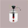 LUCGEL SRL Distributore Dosatore Dispenser per Salse Creme Spalmabili Marmellate Finiture Nere 950 ml