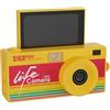 Generic Fotocamera piccola S168 con schermo girevole a 180 gradi, giallo | Filtro integrato, design compatto per studenti e bambini, adatto per fotografia creativa e regali