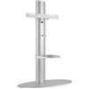 Roline/value 17.03.1262-1 7630049616219 STAFFA PAVIMENTO PER TV FINO A 55 SILVER ALLUMINIO 4