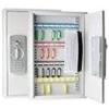WEDO Cassaforte per chiavi WEDO con 32 serrature elettroniche e standard grigio chiar