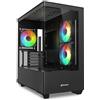 Sharkoon ELITE SHARK CM100 4044951041107 SHARKOON CASE CM100 MATX NERO