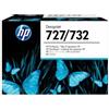 HP B3P06A 887111963673 HP 727 Testina per stampa nero / ciano / magenta / giallo (B