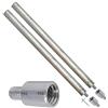 GOLDMAN SERVICE | 2 Anodi di magnesio 22x350mm per scaldabagno elettrico + Adattatore filettature M8 a M6. Anodo sacrificale per riscaldatore compatibile e valido per i principali marchi (2)