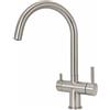Shurity 412 Rubinetto da Cucina 4 Vie in Acciaio inox | Acciaio inox
