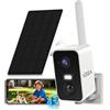 Xega Telecamera 4G LTE Solare con SIM, 2K Notte a Colori, 10000mAh | Portatile, Rotazione 180°, Rilevamento PIR, Audio Bidirezionale, TF/Cloud, IP66, Senza Wi-Fi