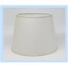 Paolo Rossi Paralume Prime Paolo Rossi tronco cono in tessuto cotone avorio e interno PVC bianco con rifinitura neutra - Produzione Propria - Made in Italy (diametro cm 30)