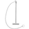 LOPUNER Mini Martello di Emergenza in Acciaio Inossidabile, Argento | Utensile Robusto, Attivazione Rapida del Pulsante D'allarme, per Fabbriche e Aree Pubbliche