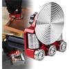 Mothdust Utensile Piega Lamiere Tetto Piegatrice Manuale Lamiera 40-180 | Crea Pieghe 40-180 Gradi 8-28 mm Acciaio Rame Zinco per Scossaline Lattoneria Coperture