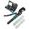 AMZCNC Pinza crimpatrice idraulica da 8 tonnellate 4-70 mm² con 9 paia di matrici (Pinza crimpatrice 4-70mm²)