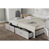 Inter Link - Letto per panca Gigogne 90 x 200 cm - 2 posti - 2 cassetti - 2 reti - Legno massello