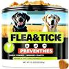 HFYMXNB Compresse antipulci e zecche per cani, protezione parassita per cuccioli e cani adulti, enzimi digestivi, 360 g