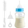 Generic Biberon per Cuccioli Set di Biberoni con Tettarella per Animali da 150ml | Kit Per Alimentazione Animali Domestici Ad Uso Quotidiano Casa Viaggio Notte Veterinario Appartamento Vacanza Gattile