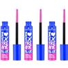 Essence Cosmetics Essence I LOVE EXTREME BLUE Crazy volume mascara, blu, duraturo, oscillante, volume estremo, vegano, senza particelle di microplastica, senza nanoparticelle, senza profumo, confezione da 3 (3 x 12 ml)