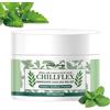 exatta CHILLFLEX Instant Cooling Relief Cream,100g Crema Rinfrescante Istantaneo,Crema Lenitiva al Mentolo,Lenisce la Pelle per Muscoli, Testa, Vertebre Lombari,Collo, Mani