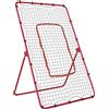 SPORTNOW Rete da Rimbalzo per Baseball, Allenatore Portatile con 4 Angolazioni Regolabili e Area Target