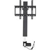 StarTech Supporto TV motorizzato - Sollevatore TV elettrico - Per televisori da 66 a 145 cm - Altezza regolabile da 98 a 168 cm - Massimo 50 kg - Telecomando - Lega di alluminio - Colore nero
