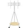 StarTech Supporto TV mobile con rotelle - Base mobile - Per televisori con schermo da 102-191 cm - Massimo 50 kg - Standard VESA 600 x 400 mm - Bianco