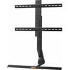 StarTech Supporto per TV da tavolo - Supporto per TV per schermi da 102-191 cm - Standard VESA 600 x 400 mm - Metallo - Fissaggio stabile - Capacità massima: 50 kg - Colore: nero