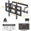 StarTech Supporto a muro robusto per televisori - Supporto fisso - Per schermi da 55 a 100 pollici - Standard VESA 800x500 mm - Capacità massima di 100 kg - Distanza dal muro di 50 mm - Livella integrata