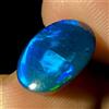 AK GEMS AND JEWELLERY Opale, Opale Naturale, Opale Nero Etiopico Honeycomb Cabochon 2.9 Ct 12x8 Mm
