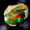 AK GEMS AND JEWELLERY Ethiopian Opal Pietra Grezza Opale Nero Naturale 11 Ct 16x15 mm