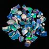 AK GEMS AND JEWELRY Opal rough , Naturale Nero Secco Opal 20 Cts Lotto 30-17MM Misura wholesale lot